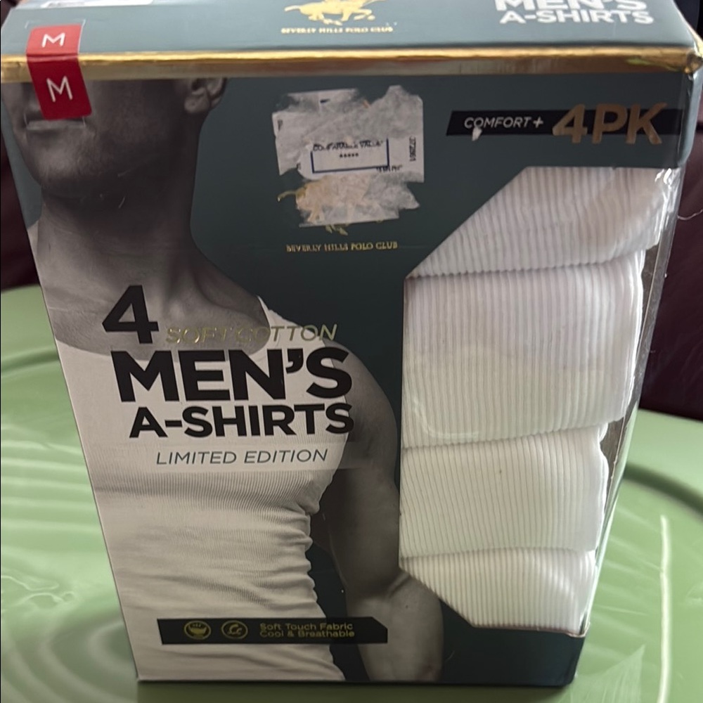 Beverly Hills Polo Club White Classic Undershirts